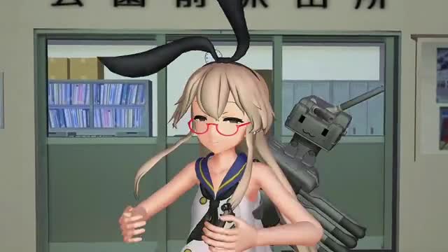 Shimakaze – Officer, this is a slut! [MMD R18] F104