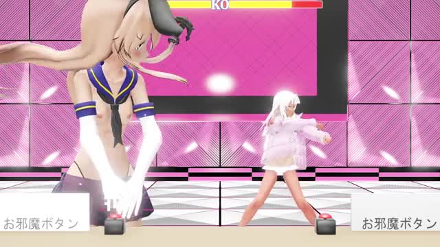 Shimakaze vs Ro500 – Club Majesty Game [MMD R18] RubyMMD