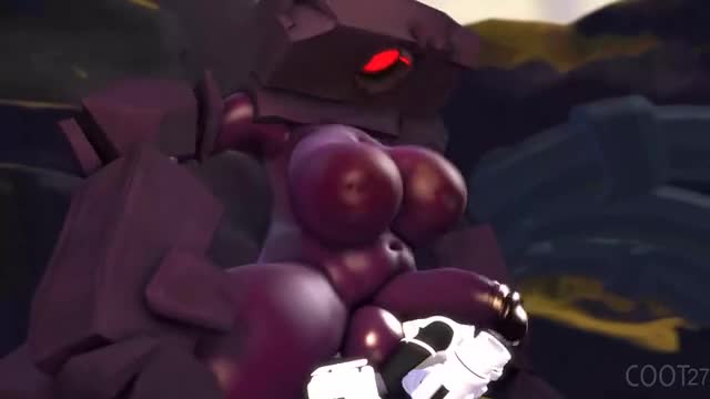 Stone golem riding artificer