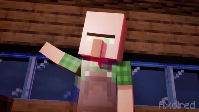 Villager X Sexy Girl in Minecraft