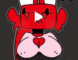 Youtube cat with human body and big red breasts