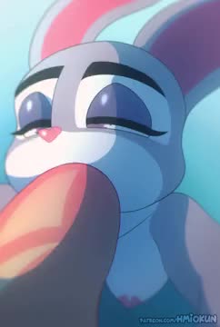 [4K] Judy Hopps Blowjob [Hmiokun]