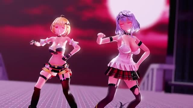 [4kmmd]Aqua Chloe Meru Mafumafu Kasyokusei Idol