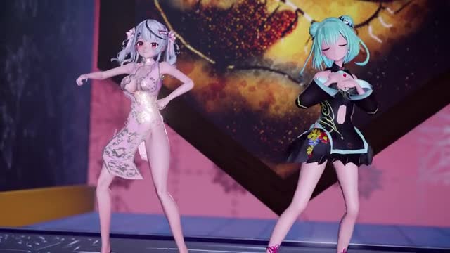 [4kmmd]Aqua Mafumafu Kasyokusei Idol