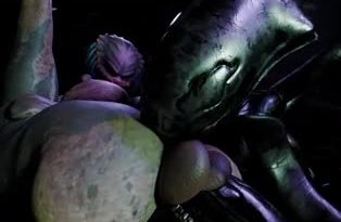 Alien and Predator threesome
