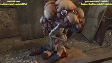 Ass fucked by creature