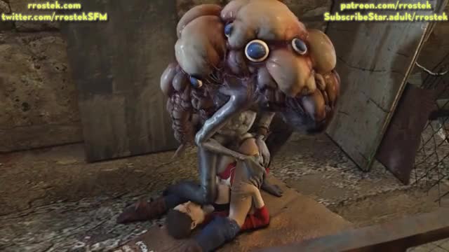 Ass fucked by creature
