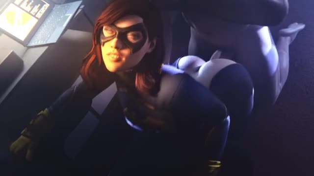 Batgirl desperate for cock