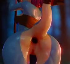 Dragon girl bound anal OC