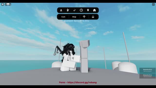 Emo slut gets fuck hard in roblox condo