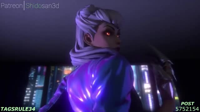 Evelynn (LOL) hentai 3d compilation #1