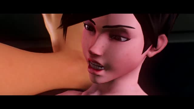 Futanari Tracer fucks Link (crossover commission)
