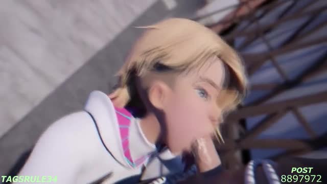 GWEN STACY Spider Woman hentai 3d compilation #3