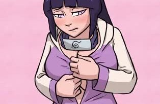 Hinata shows boobs