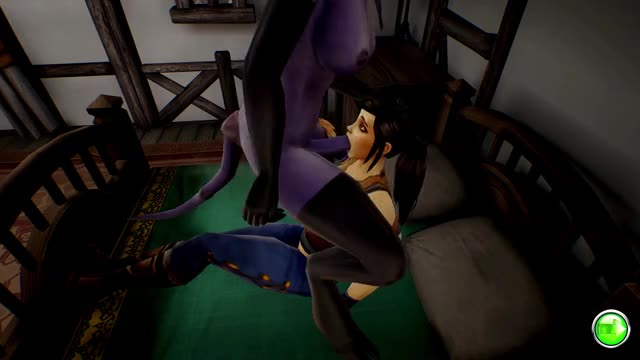 Human female fucked by Futa Draenei