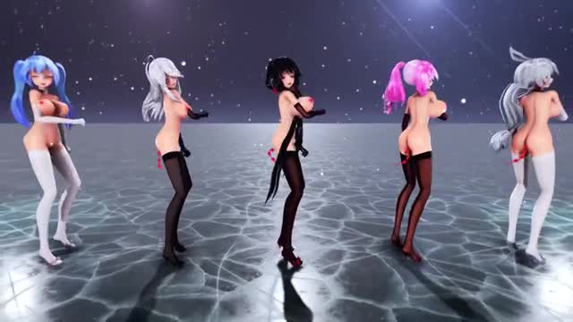 MMD Vocaloid UP DOWN