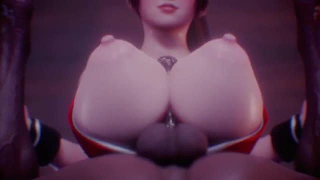 Mai gets freaky in a rare reverse paizuri position. (black) [Bouquetman]