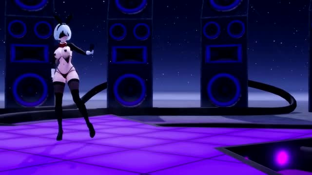 【R-18 MMD】 IA GLOWB – INTERGALACTIA – 2B