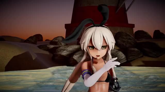 Shimakaze, Amatsukaze & Naka – The Law of God [MMD R18] Gunny2010