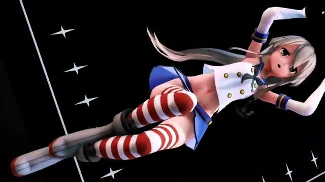Shimakaze – Fancy (Nopan) [MMD R18] Aoinu11