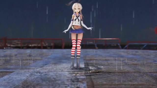 Shimakaze – Marine Dreamin [MMD R15] Moneko