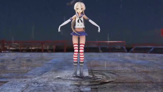Shimakaze – Marine Dreamin [MMD R18] Moneko