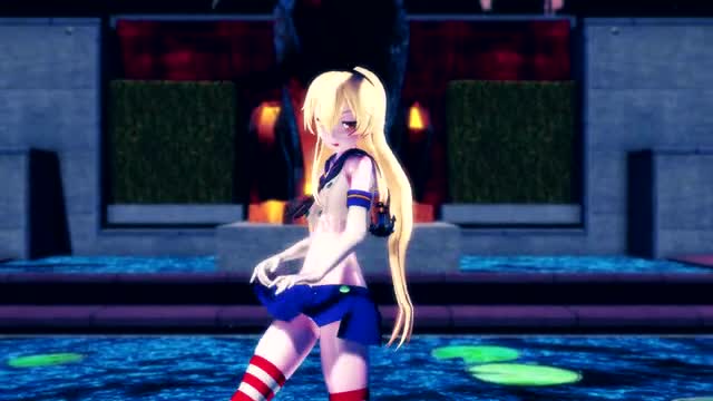 Shimakaze – Move Striptease [MMD R18] Hamselvish