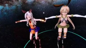 Shimakaze & Skasaha- Eazy Dance (VR) [MMD R18] Rewrisk