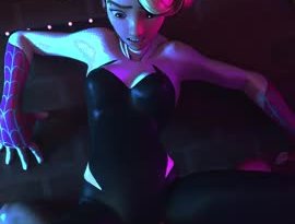 SpiderGwen upside down (suit) [ArawAraw][NoWM]