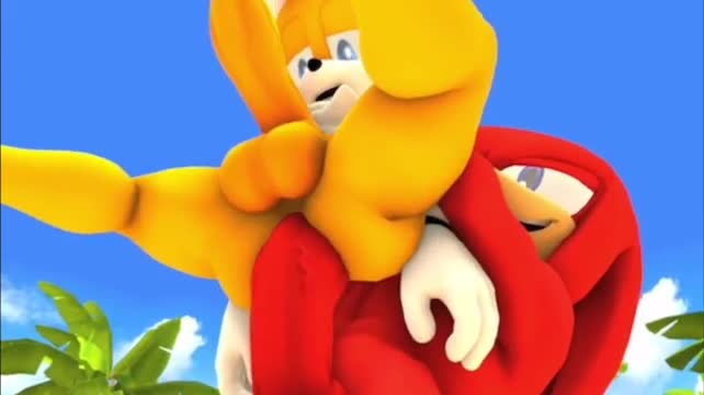 Tails Getting His Anus Plowed by Knuckles