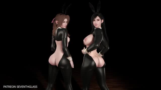 Tifa Aerith Reverse Bunnysuit