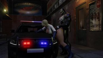 Venom x power girl having fun