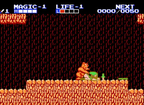 Zelda 2 gameover