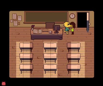 Alphys got caught  during after hours