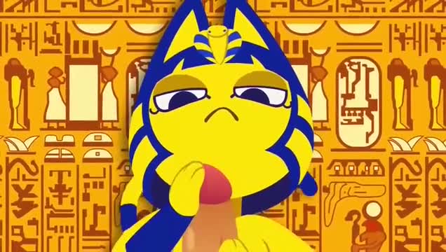 Ankha Stomach bulge edition