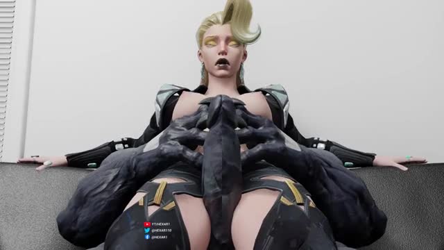 Another emma frost thighjob animation (venom)