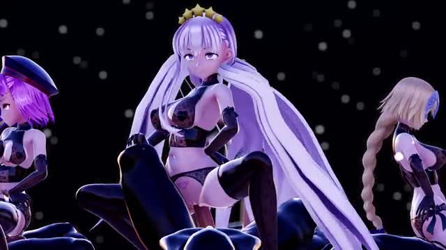 (BB, Jeanne, Mash & Helena) Beep Block (Lingerie) [0203iks][4K]