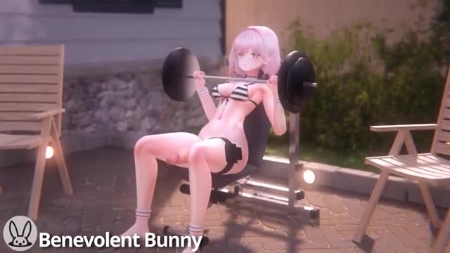 Cock growth by benevolent bunny