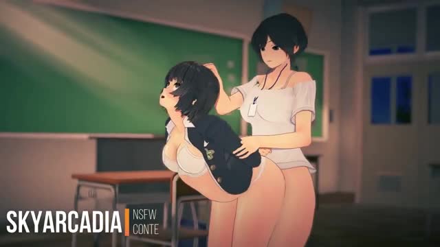 Futa teacher fucks her student