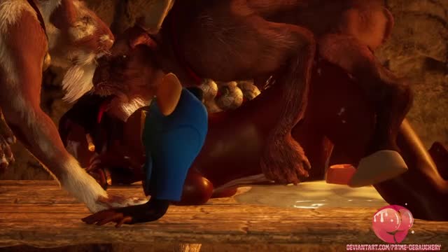 Goatmen’s Cum-Dump Pharah [Pregnant]