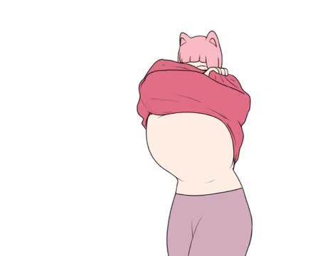 Hiding the belly