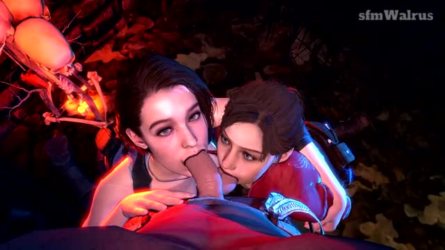 Jill and Claire tag team David King [POV]