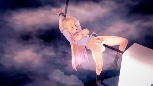 Kitagawa Marin dildo machine hentai animation