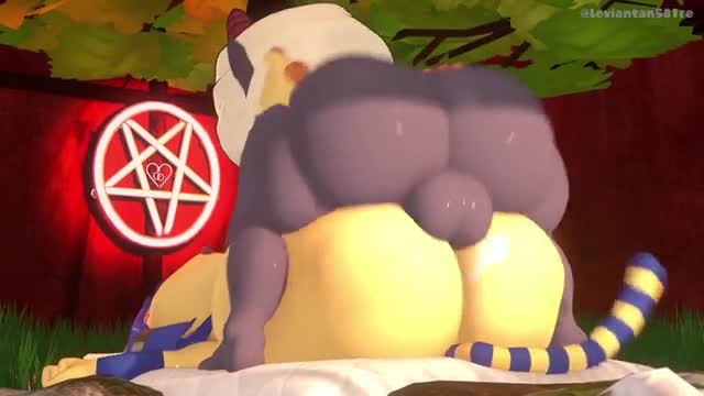 Lamb x ankha mating ritual