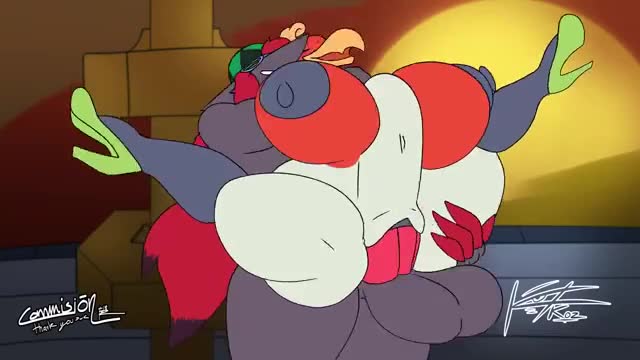 Lusty zoroark  treating his pet ho-oh