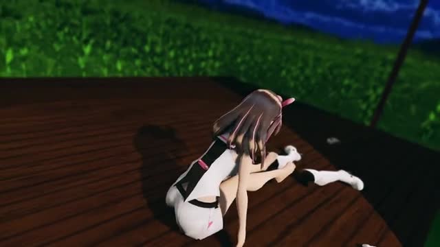 【MMD R-18】Kzn Ai Strip "Yoru ni Kakeru(Into The Night)"