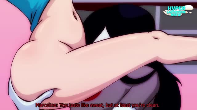 Marceline sucks Finn dry [HyperLactation]