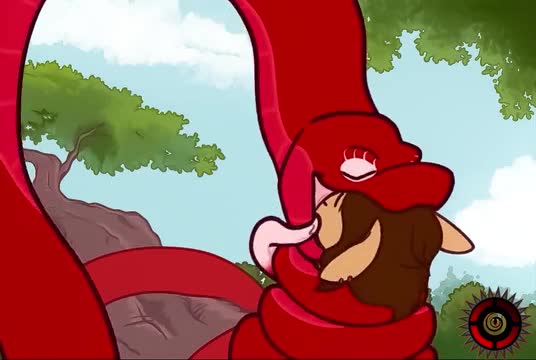 Red Snake Vores Her Bunny Boyfeind (Frist)- (Oral Vore)