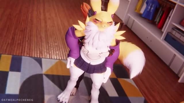 Renamon x Aak = Explosive fun