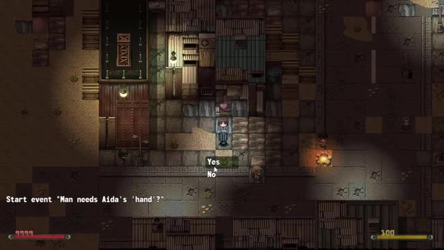 Robot AI girl adventure gameplay